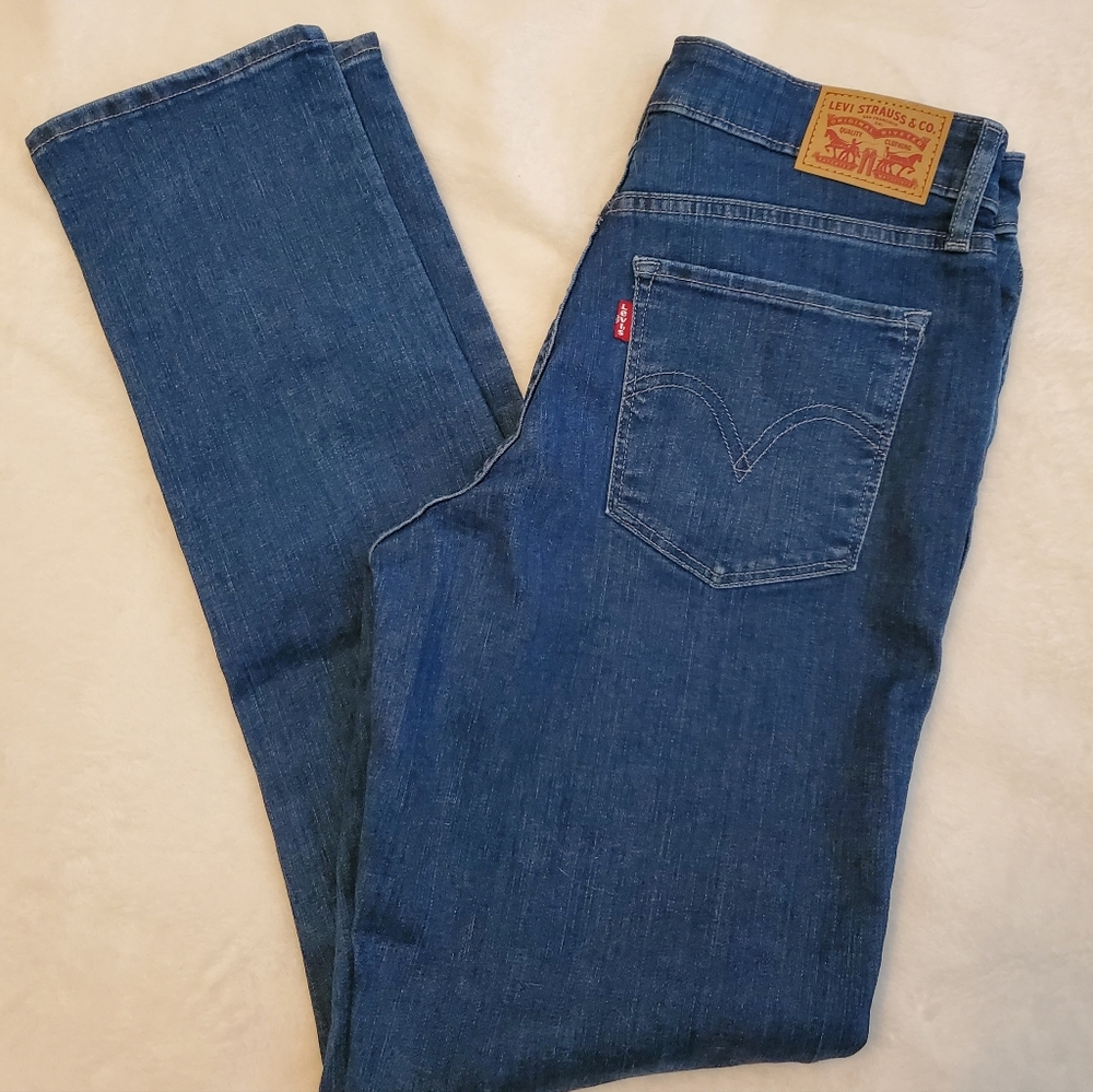 Levi's classic mid rise skinny jeans